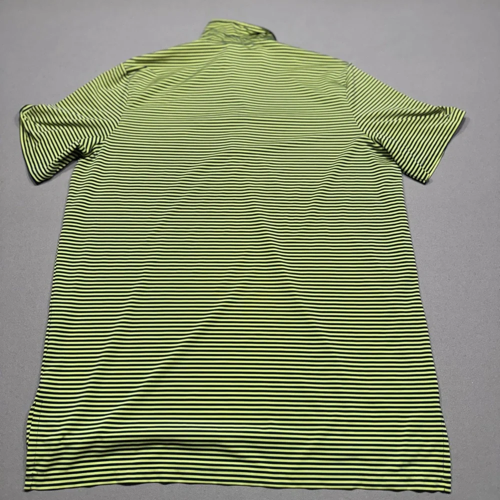 Ralph Lauren RLX Striped Yellow and Black Golf Polo